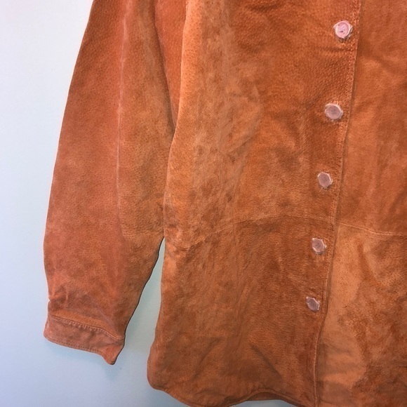 Bagatelle Orange Leather Jacket - Picture 6 of 14